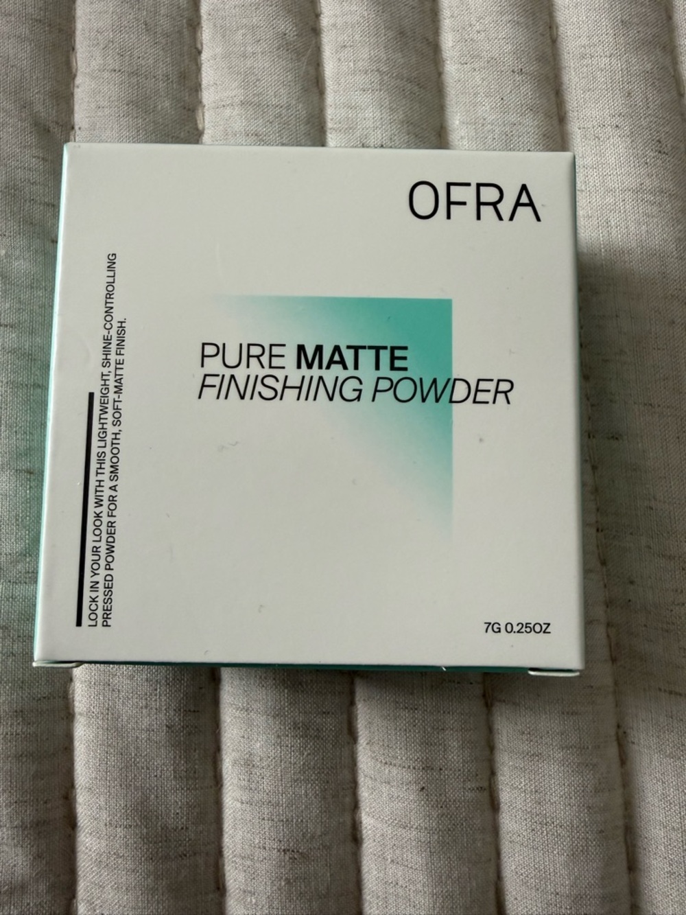 OFRA Fair & Flawless Pressed Powder - White with Mint Accent
